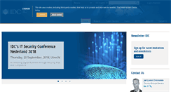 Desktop Screenshot of idcbenelux.com